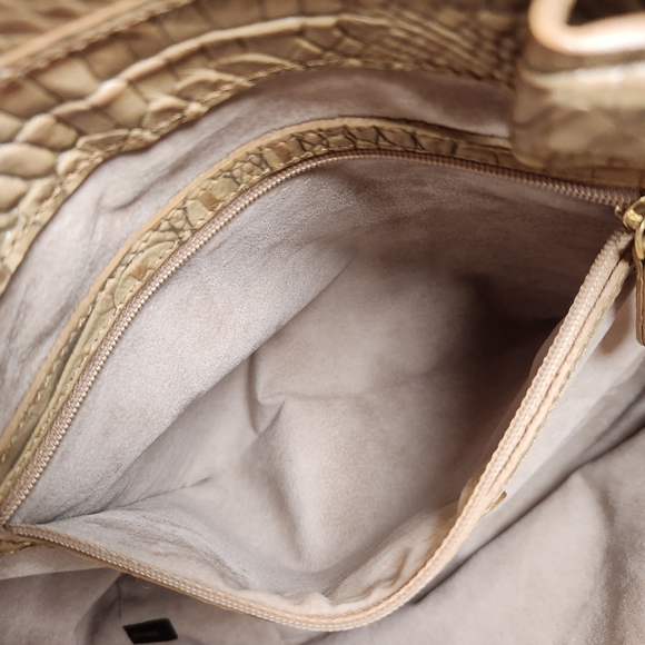 Brahmin Louise Rose Satchel With Crocodile Embossed Leather - Picture 14 of 17